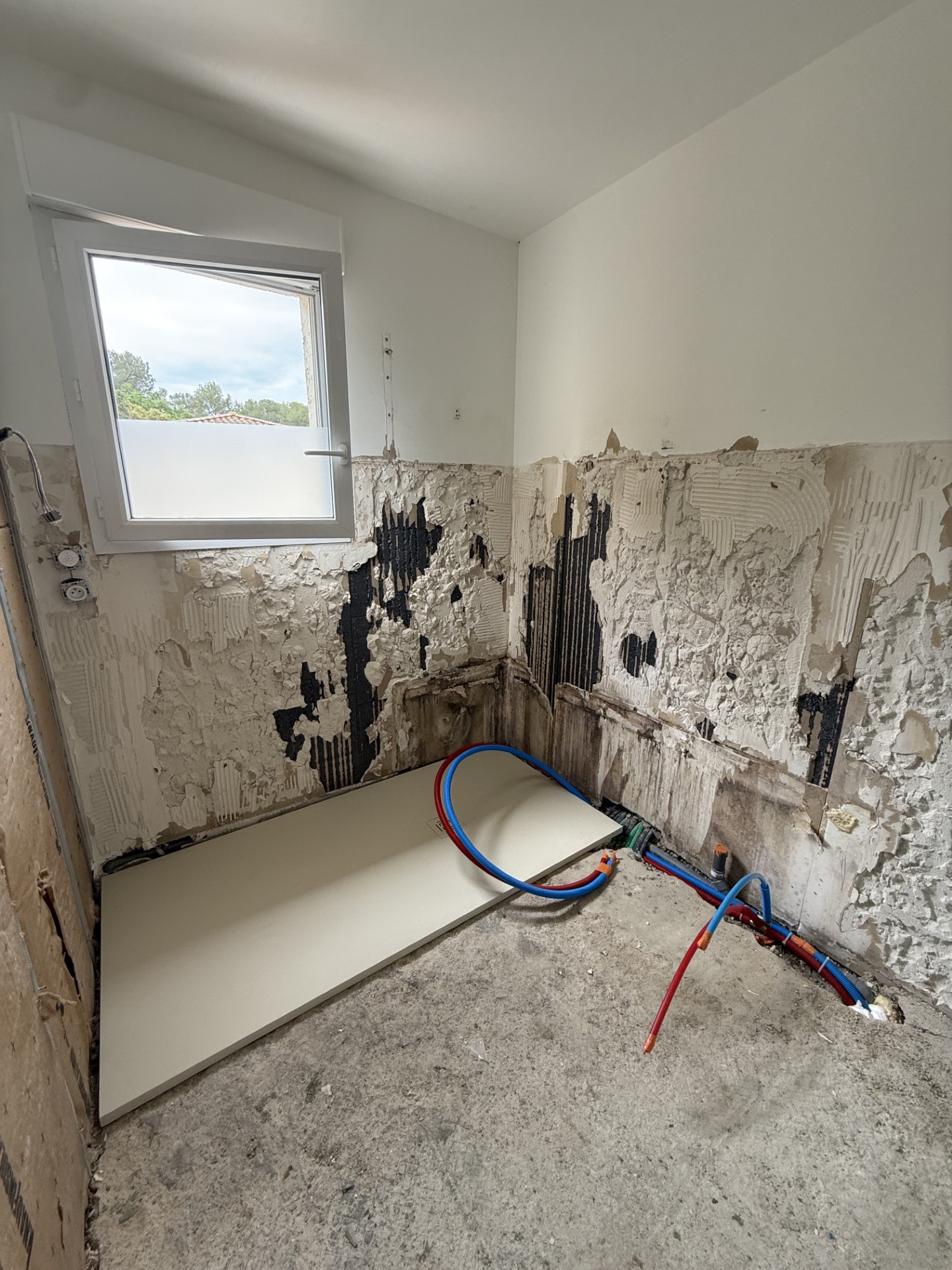 Avant rénovation salle d'eau